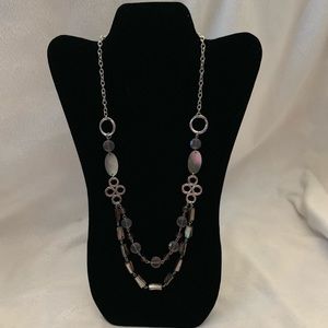 Discontinued Lia Sophia Layered Statement Necklace